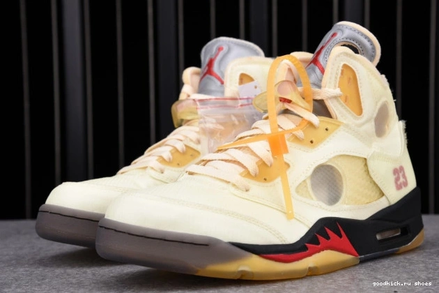 DH8565-100 Jordan 5 Retro Sail OFF-WHITE 0801